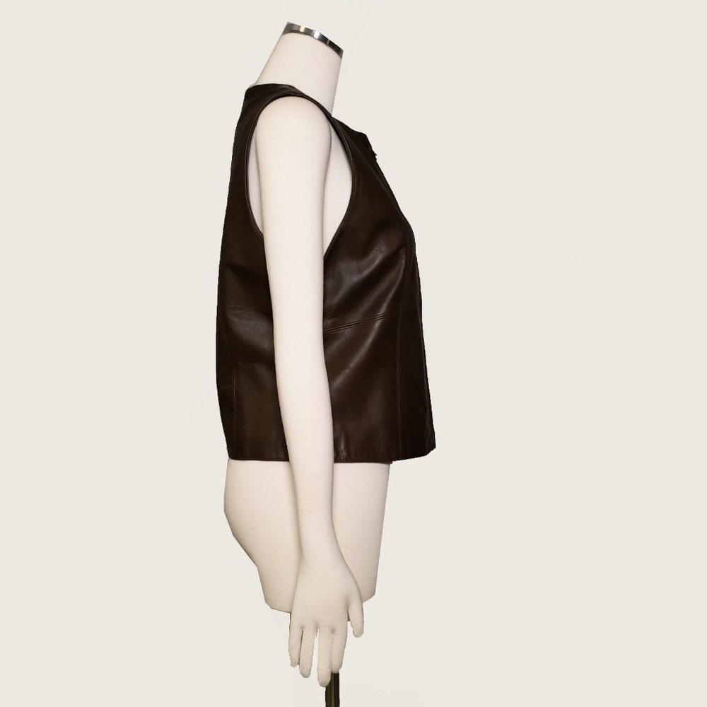 Tail Leather Vest - Picture 4 of 8